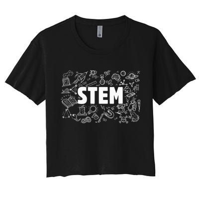 Stem Science Technology Engineering Math Teacher Student Crop Top
