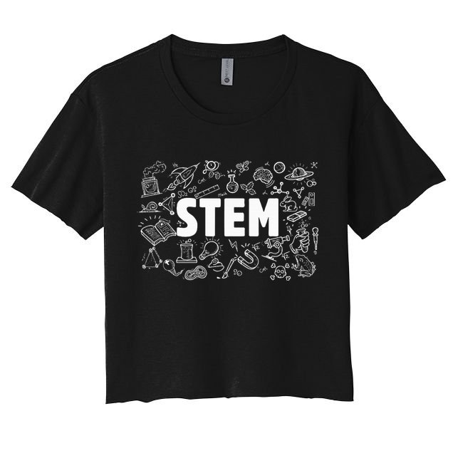 Stem Science Technology Engineering Math Teacher Student Crop Top