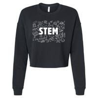 Stem Science Technology Engineering Math Teacher Student Cropped Pullover Crew