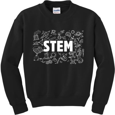 Stem Science Technology Engineering Math Teacher Student Kids Sweatshirt