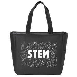 Stem Science Technology Engineering Math Teacher Student Zip Tote Bag