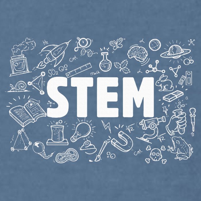 Stem Science Technology Engineering Math Teacher Student Garment-Dyed Sweatshirt