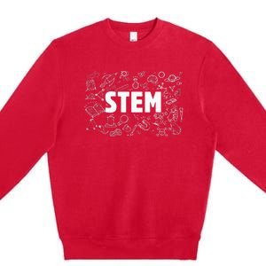 Stem Science Technology Engineering Math Teacher Student Premium Crewneck Sweatshirt