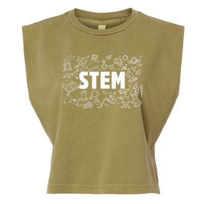 Stem Science Technology Engineering Math Teacher Student Garment-Dyed Women's Muscle Tee