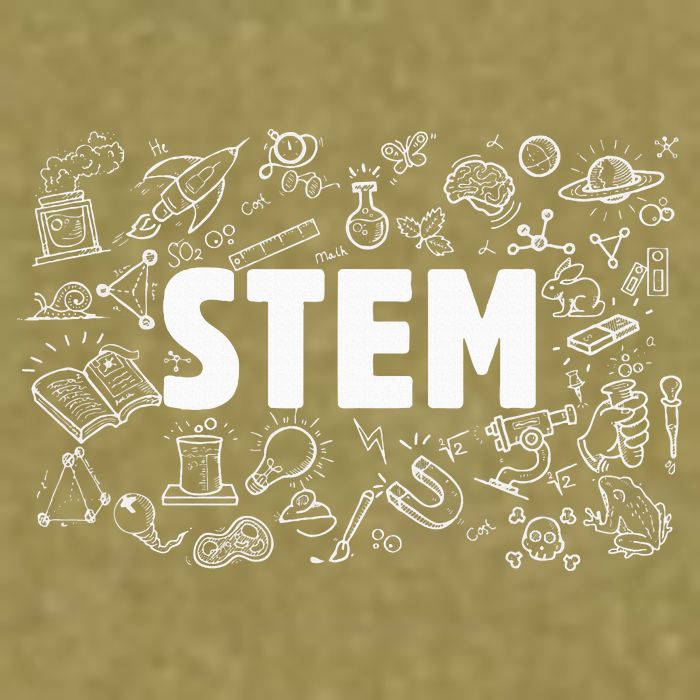 Stem Science Technology Engineering Math Teacher Student Garment-Dyed Women's Muscle Tee
