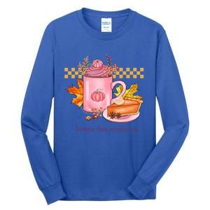 S Sweeter Than Pumpkin Spice Pie Autumn Fall Season Cute Gift Tall Long Sleeve T-Shirt