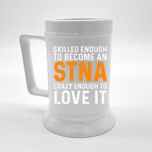 Stna State Tested Nursing Assistant Skilled Cool Gift Beer Stein