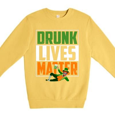 Drunk Lives Matter Premium Crewneck Sweatshirt