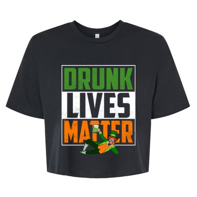 Drunk Lives Matter Bella+Canvas Jersey Crop Tee