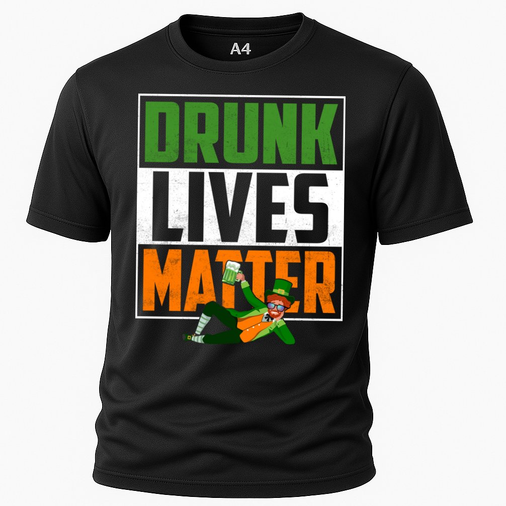 Drunk Lives Matter Cooling Performance Crew T-Shirt