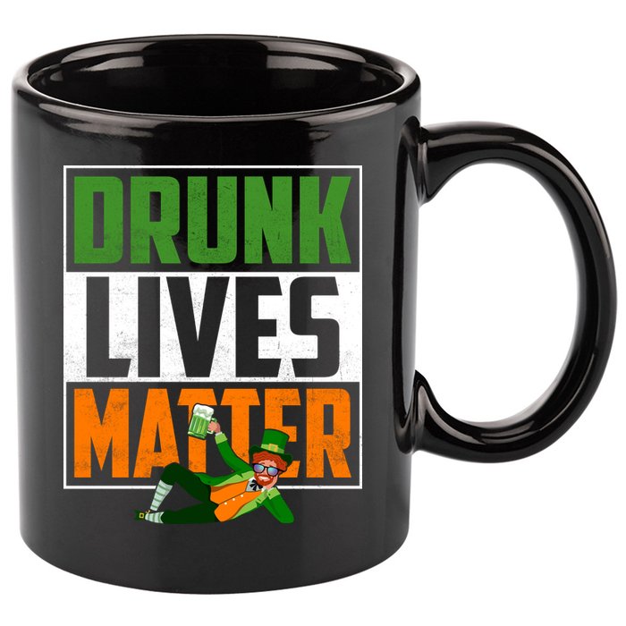 Drunk Lives Matter 11oz C Handle Ceramic Mug