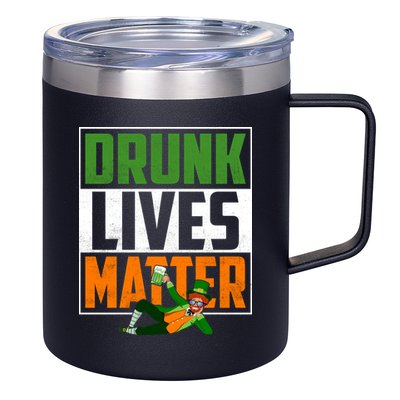 Drunk Lives Matter 12oz Stainless Steel Coffee Mug