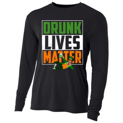 Drunk Lives Matter Cooling Performance Long Sleeve Crew