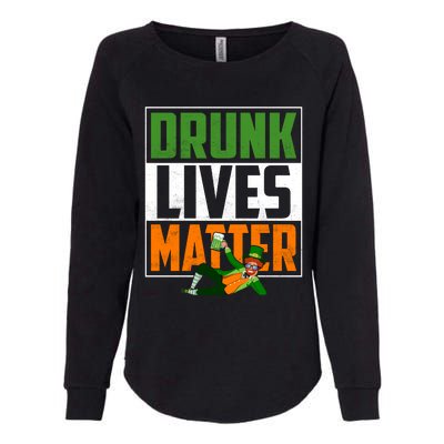 Drunk Lives Matter Womens California Wash Sweatshirt