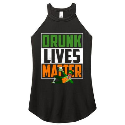 Drunk Lives Matter Women’s Perfect Tri Rocker Tank