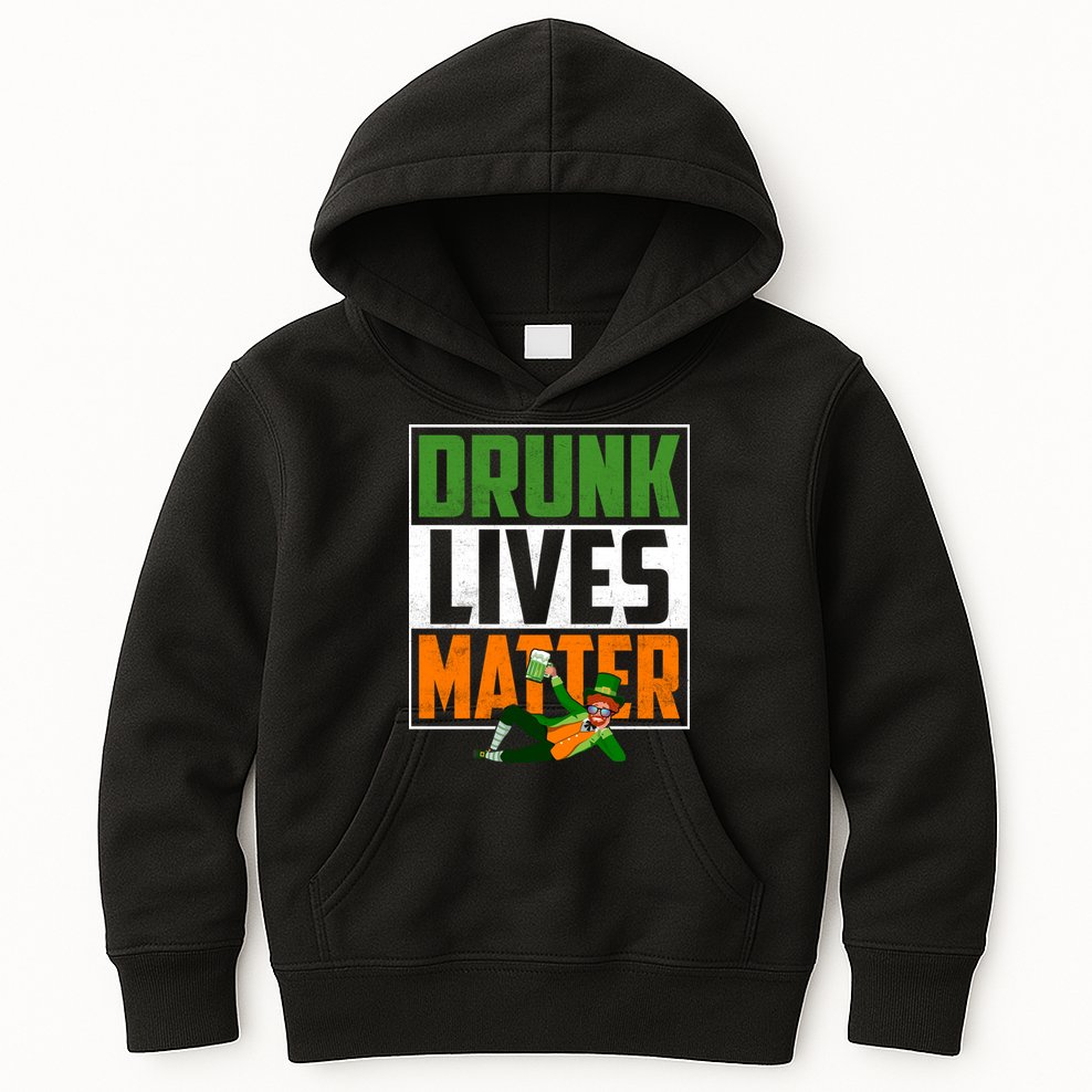 Drunk Lives Matter Kids Hoodie