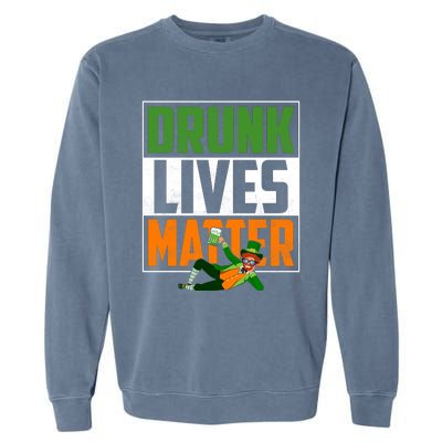 Drunk Lives Matter Garment-Dyed Sweatshirt