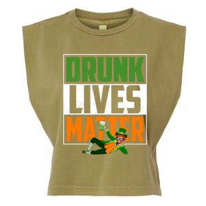 Drunk Lives Matter Garment-Dyed Women's Muscle Tee