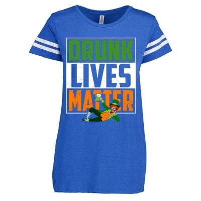 Drunk Lives Matter Enza Ladies Jersey Football T-Shirt