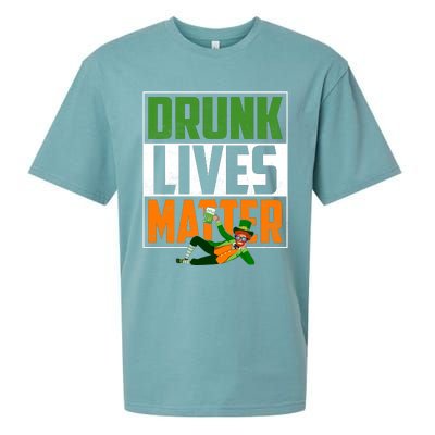 Drunk Lives Matter Sueded Cloud Jersey T-Shirt