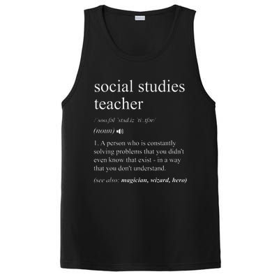 Social Studies Teacher Dictionary Definition PosiCharge Competitor Tank