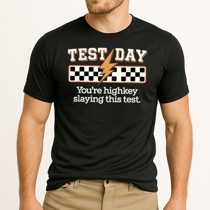 Staar State Testing Day You're Highkey Slaying This Test Cooling Performance Crew T-Shirt