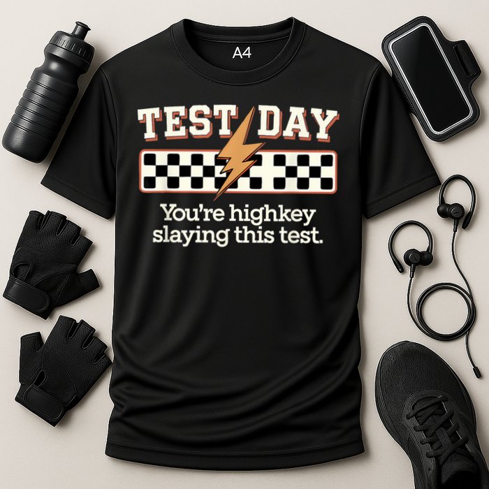 Staar State Testing Day You're Highkey Slaying This Test Cooling Performance Crew T-Shirt