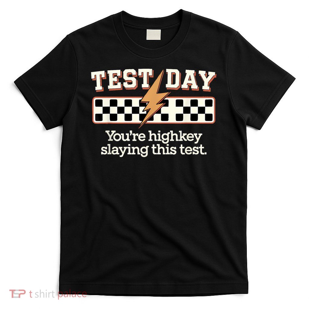Staar State Testing Day You're Highkey Slaying This Test T-Shirt
