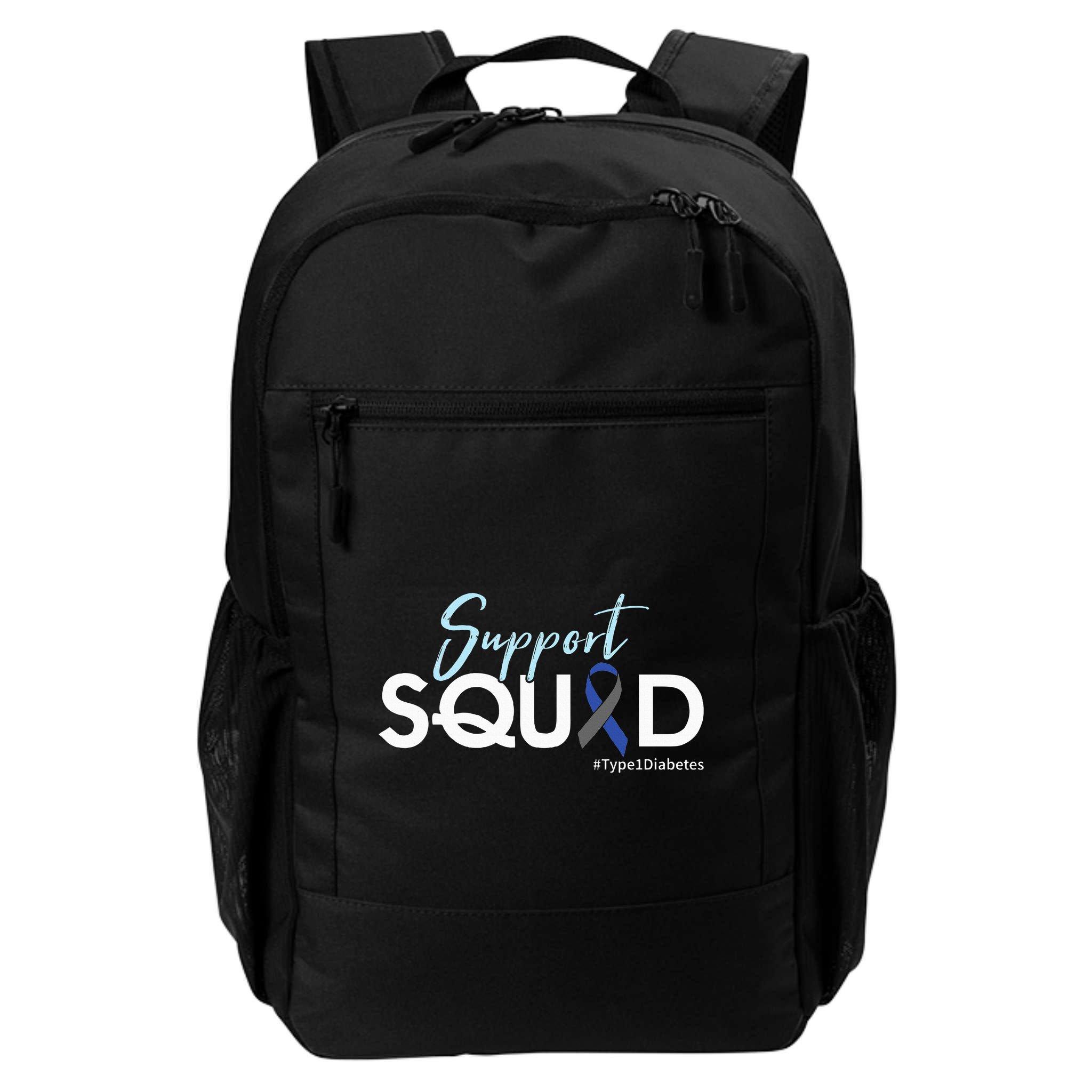 Support Squad Type 1 Diabetes Awareness Backpack