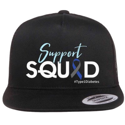 Support Squad Type 1 Diabetes Awareness Flatbill Hat