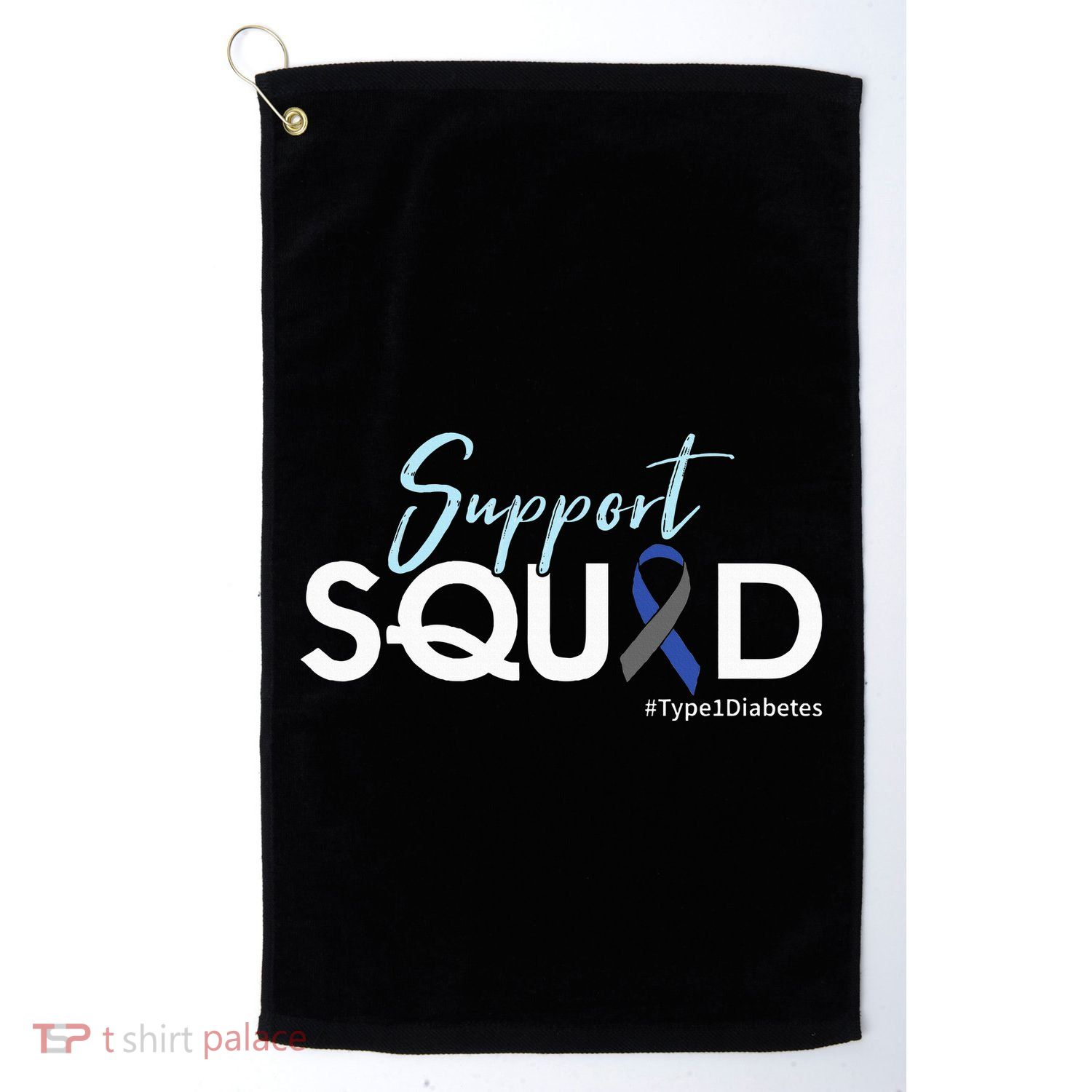 Support Squad Type 1 Diabetes Awareness Golf Towel