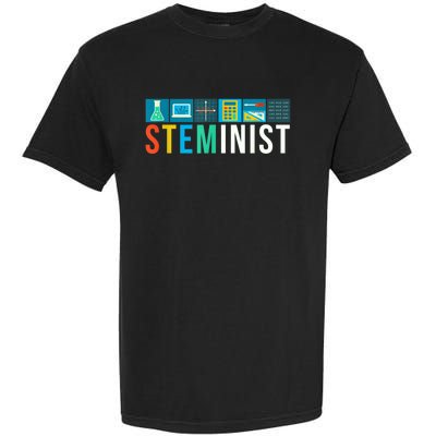 Steminist Science Technology Engineering Math STEM Garment-Dyed Heavyweight T-Shirt