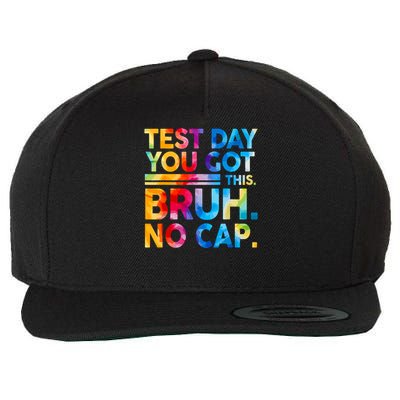 Staar State Testing Day Motivation You Got This Bruh No Cap Wool Snapback Cap