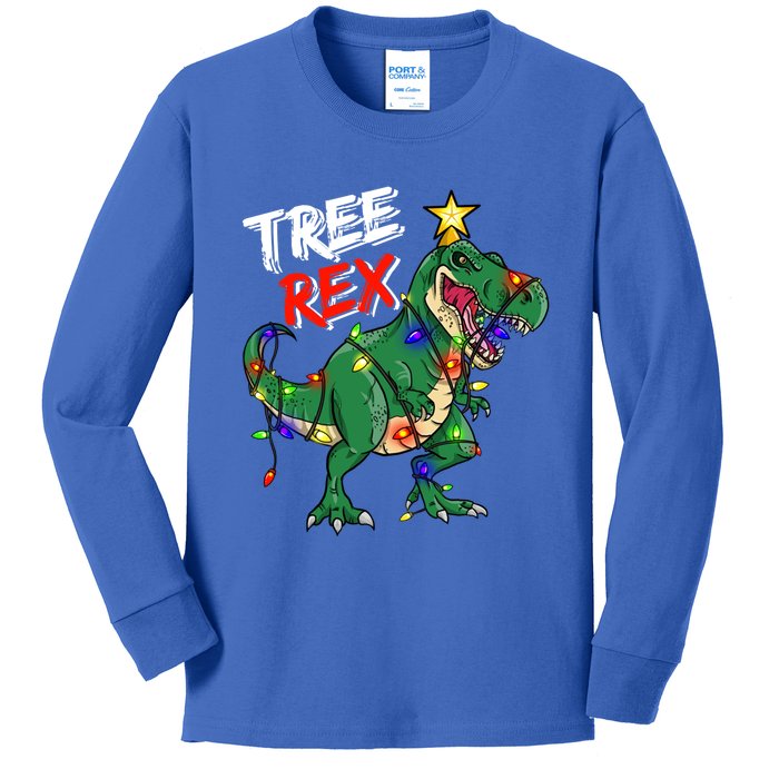 Santa Saurus T Rex Christmas Funny Dinosaur Xgreat Giftmas Spirit Meaningful Gif Kids Long Sleeve Shirt