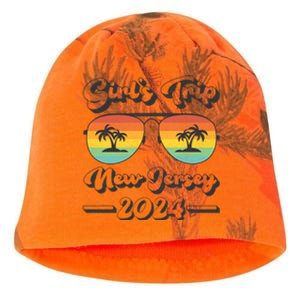 Summer Sunglasses Trip 2024 New Jersey Beach Cute Gift Kati - Camo Knit Beanie