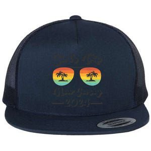 Summer Sunglasses Trip 2024 New Jersey Beach Cute Gift Flat Bill Trucker Hat