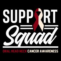 Support Squad Throat Oral Head & Neck Cancer Awareness Impact Tech Backpack