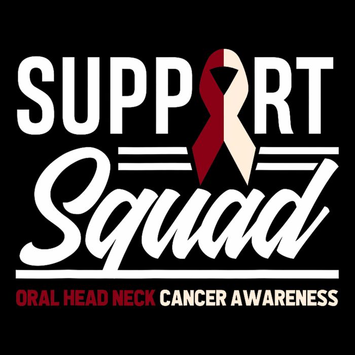 Support Squad Throat Oral Head & Neck Cancer Awareness Impact Tech Backpack