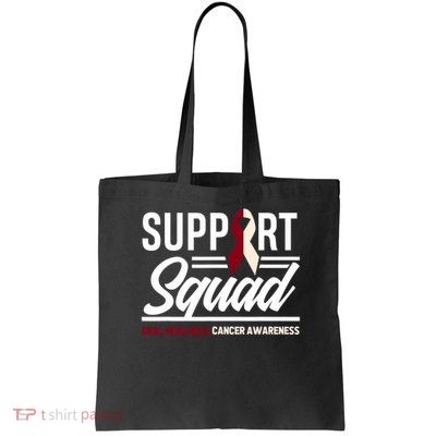 Support Squad Throat Oral Head & Neck Cancer Awareness Bag