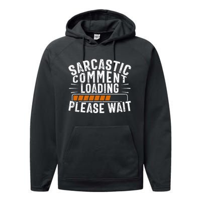 Sarcasm, Sarcastic Tee, Novelty Humor Performance Fleece Hoodie