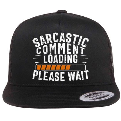 Sarcasm, Sarcastic Tee, Novelty Humor Flat Bill Trucker Hat