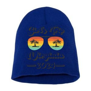 Summer Sunglasses Trip 2024 Virginia Beach Great Gift Short Acrylic Beanie