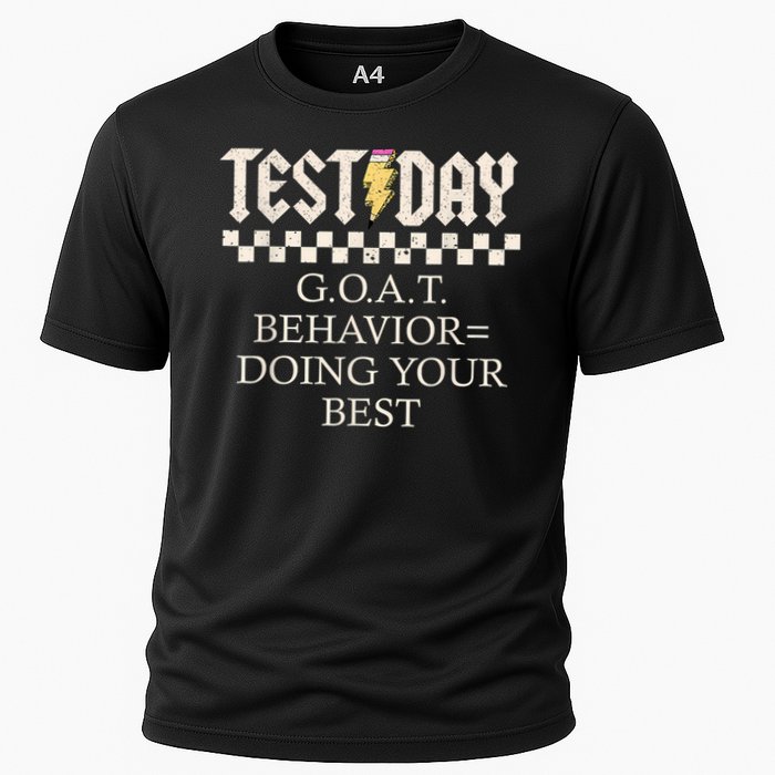Staar State Testing Day Motivation Behavior Doing Your Best Cooling Performance Crew T-Shirt