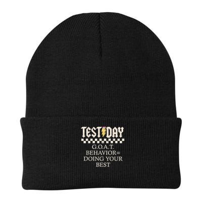 Staar State Testing Day Motivation Behavior Doing Your Best Knit Cap Winter Beanie