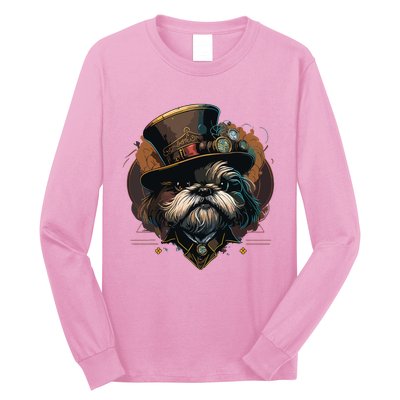 Steampunk Shih Tzu Long Sleeve Shirt