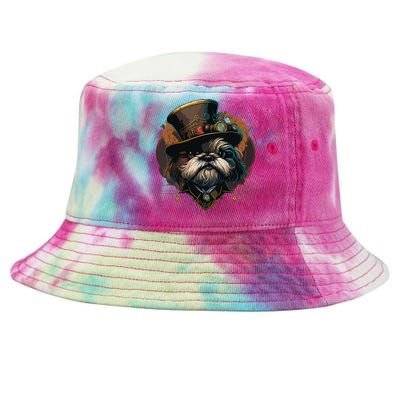 Steampunk Shih Tzu Tie-Dyed Bucket Hat