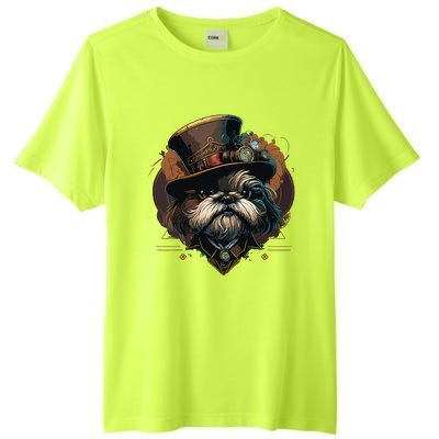 Steampunk Shih Tzu Tall Fusion ChromaSoft Performance T-Shirt