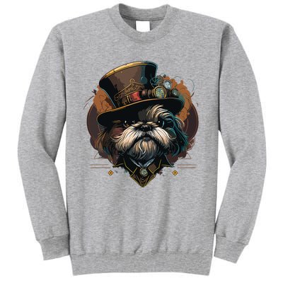 Steampunk Shih Tzu Tall Sweatshirt