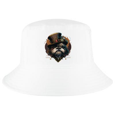 Steampunk Shih Tzu Cool Comfort Performance Bucket Hat