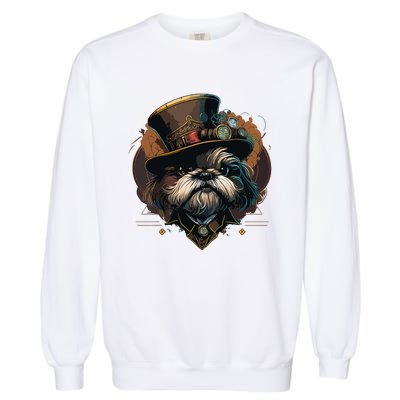 Steampunk Shih Tzu Garment-Dyed Sweatshirt